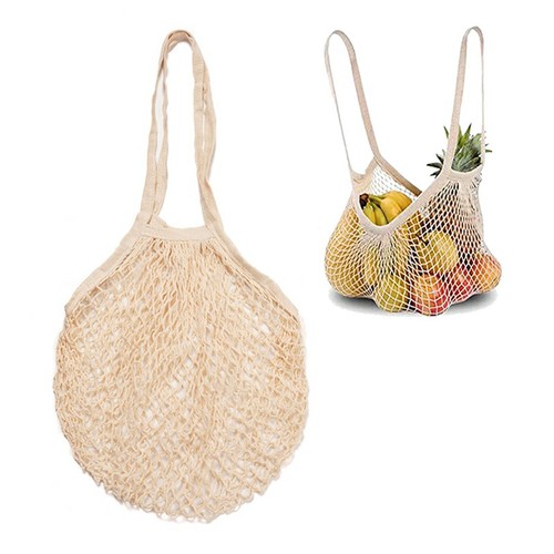 Mesh net bag string shopping - bag,