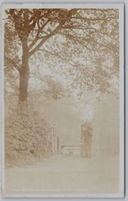 WINCHMORE HILL WOODS The Stile, Old Man with Firewood RP Postcard Posted 1909