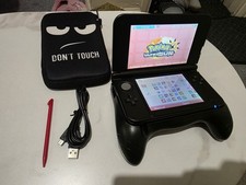 Nintendo 3DS XL, red, many games+accessories+charger