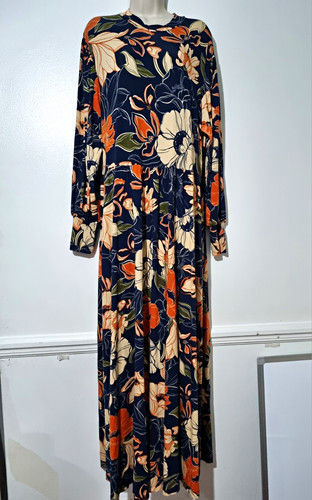 Joe browns navy floral round - floral,