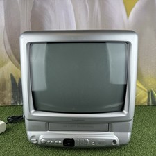 Goodmans CRT Television GTV372VCR 14" TV Video Combi VHS SCART RF Retro Gaming