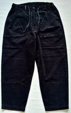 Manastash 8W Cocoon Pants Whale Cord Black Size L (EU/USA M)