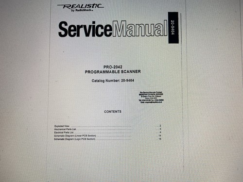 Realistic pro 2042 manual - pro-2042,