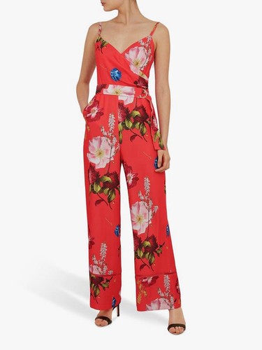 New ted baker - red/coral, floral