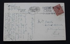 'PAGEANT OF EMPIRE STADIUM WEMBLEY' London 1924 Slogan postmark on a Bu postcard