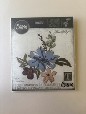 Tim Holtz Dies - Sizzix - Brushstroke Flowers 2 - 665210