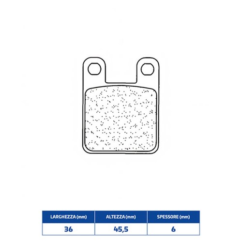 Sintered brake pads italjet - sintered,