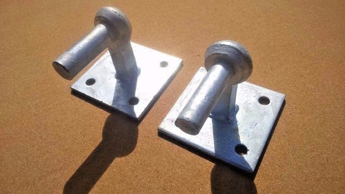 Hook plate gate hinge 19mm - hook,