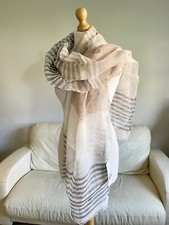 Zara Camel & Grey  Pure Linen