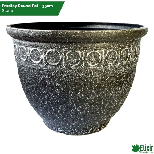 Rustic stone effect pots - pots, |