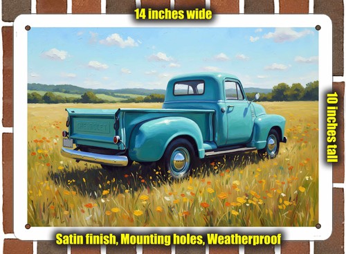 Metal sign 1952 chevrolet - sign,