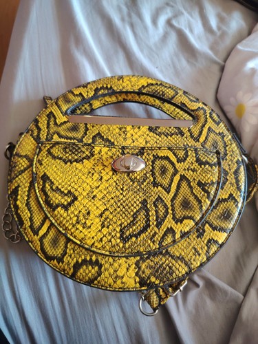 Snake print clutch - snake, bag