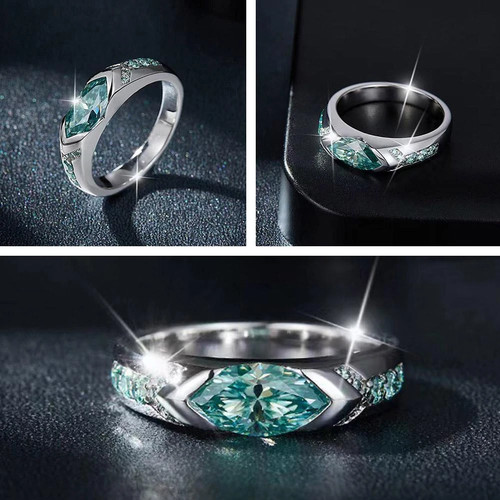 Magnetic moissanite rings - moissanite,