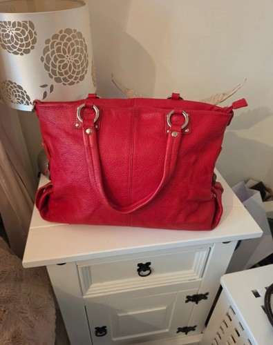 Valentina italian leather tote - leather,
