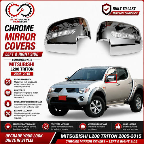 Chrome door wing mirror covers - mirror,