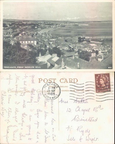 Penzance from newlyn hill - newlyn,