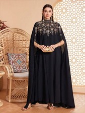 Dubai Abaya Cloak Party Dress