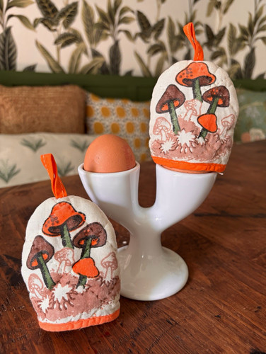 Vintage mushroom egg - mushroom,