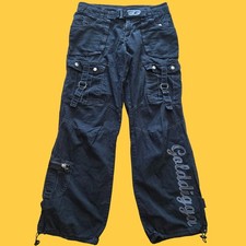 Y2K Golddigga Black Baggy