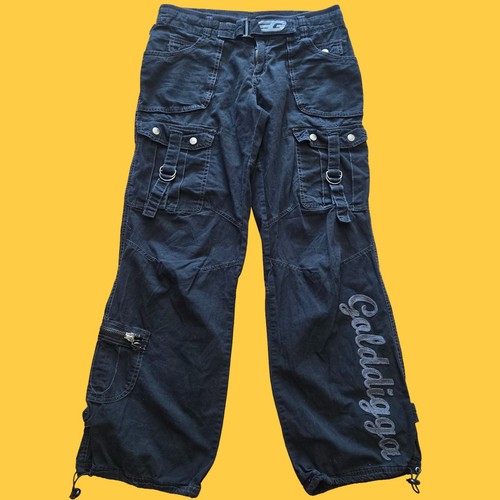 Y2k golddigga black - y2k, baggy
