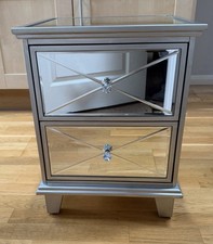 2 Next Florence mirrored/glass