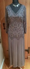 Nightingales Sequinned Ankle Length Dress Cruise Gatsby Flapper Party