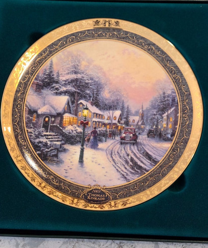 New thomas kinkade porcelain - new,