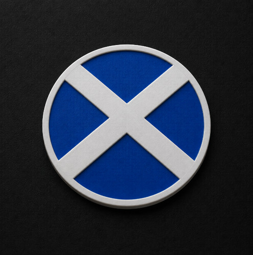 Scotland themed coaster - scotland,