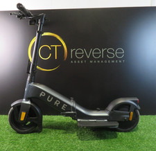 Folding Electric Scooter- Pure Advance Flex - Blue