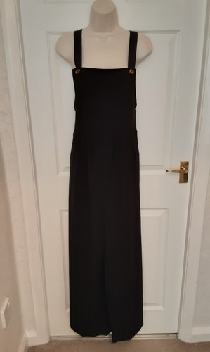 Black dungarees hippie boho - black,