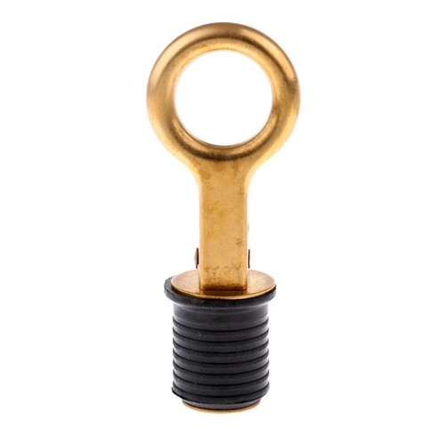 Boat drain brass rubber - 1\'\',