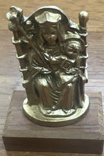 Mother and christ statuette - mother,