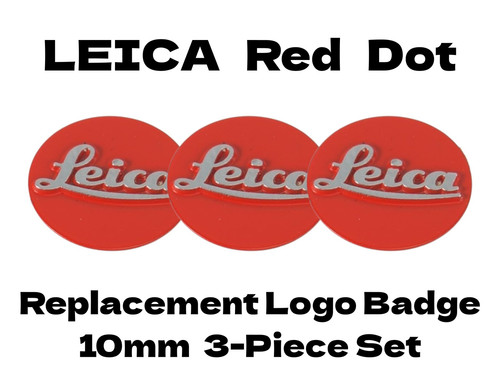 Leica logo badge - logo, red