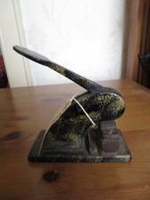 Vintage cast iron embossing