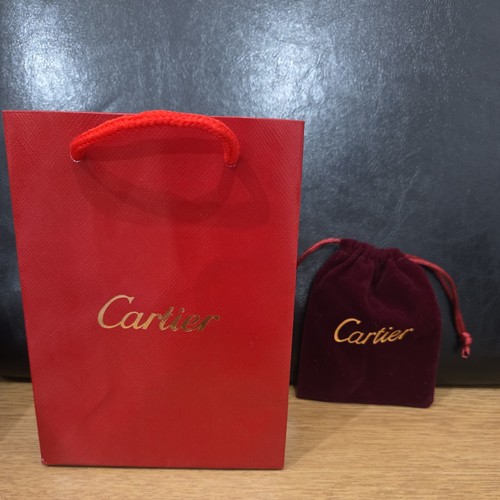Cartier empty gift bag and - empty,