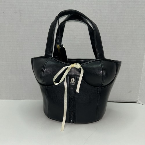 Black corset purse sasha - black,