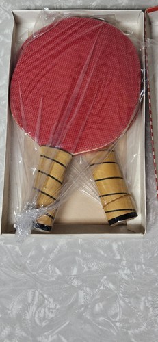 Vintage ping pong paddles set - vintage,