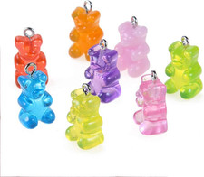 100 Pcs Resin Gummy Bear
