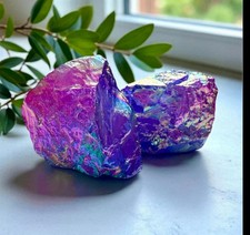 Purple Aura Quartz Crystal