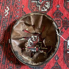WW2 German Original helmet liner size 68 with liner ring dated 1943