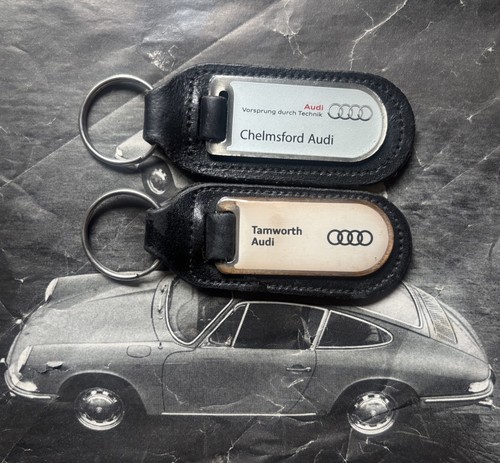 Two genuine audi keyrings - genuine,