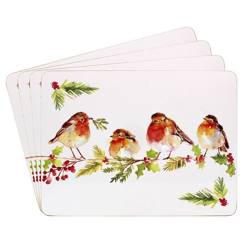 Winter robins set - set, of