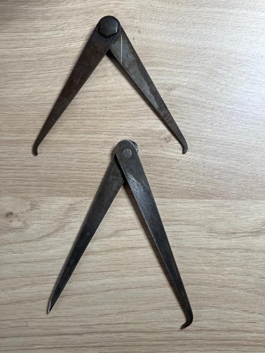 Vintage metal calipers - x,