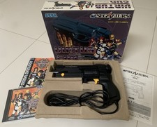 Sega Saturn Virtual Gun Controller + Virtua Cop 2 (HSS-0152) PAL Tested Working