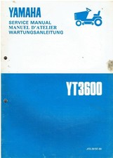 YAMAHA YT3600 RIDE-ON PETROL LAWN MOWER ORIGINAL 1995 FACTORY SERVICE MANUAL