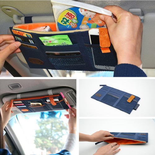 Car sun blue storage - blue, bag
