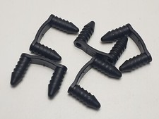 5 X FORD BLACK WIRING LOOM CLIPS MK1 MK2 MK3 ESCORT CAPRI CORTINA ANGLIA GRANADA