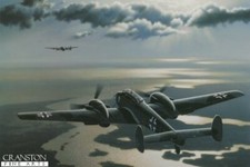 German B110 Nigth fighter aviation art print Top Night Fighter Pilot signed