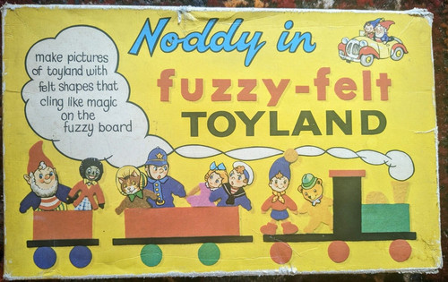Vintage noddy children fuzzy - noddy,