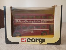 Corgi Bolton evening news double decker bus